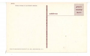 VA - Arlington. The Lee Mansion, Winter Kitchen