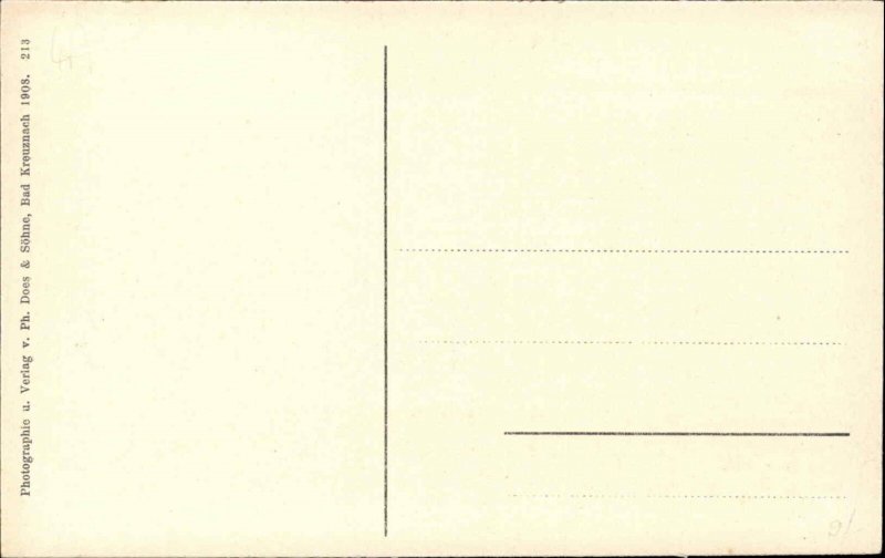 BAD MUNSTER  a STEIN GERMANY Kinderspielplatz Children's Fashion Postcard