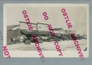 Astoria SOUTH DAKOTA RPPC c1910 MAIN STREET Snow nr Clear Lake Brookings Toronto