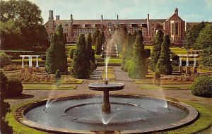 Formal Garden, Masonic Homes Elizabethtown, Pennsylvania PA Postcard