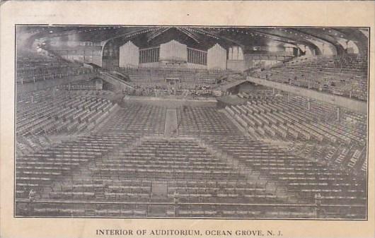 New Jersey Ocean Grove Interior Of Auditorium