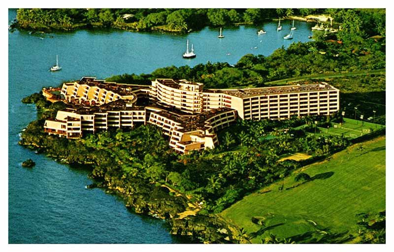 Postcard RESORT SCENE Kona Surf Hawaii HI AU3580