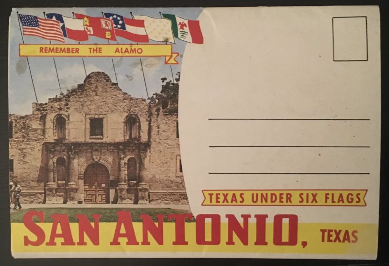 San Antonio Fold Out Postcard