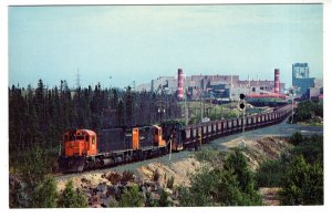 Cartier Railway Work Train, Catier Mining Sidbec, Quebec, 1983