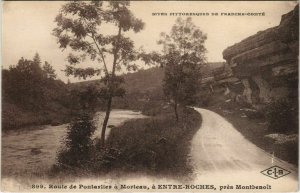 CPA Route de Pontarlier a Morteau - A Entre Roches - Pres Montbenoit (1115925)