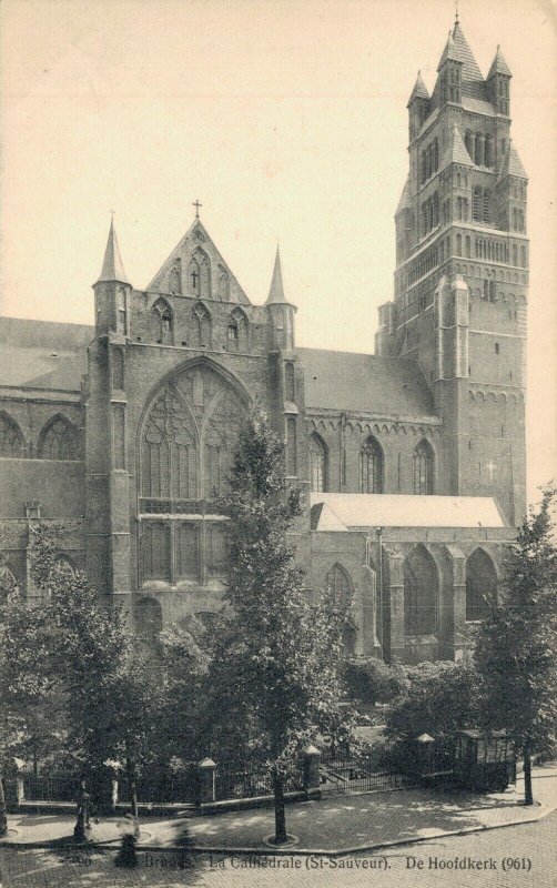 Belgium Bruges La Cathedrale St-Sauveur De Hoofdkerk Brugge 04.86