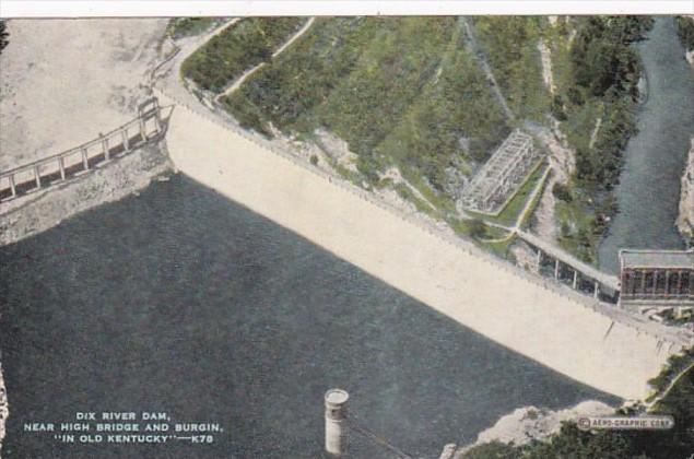 Kentucky Dix River dam Near High Bridge and Burgin