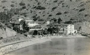 c1910 Hotel Catherine Santa Catalina Island California CA RPPC Photo Postcard 