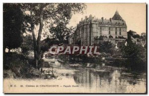 Old Postcard Chateaudun The West Facade castle