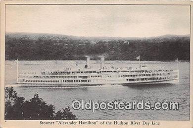 Steamer Alexander Hamilton Hudson River Day Line Ship Unused 