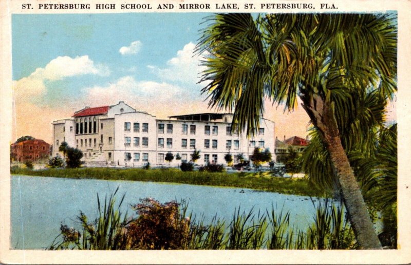 Florida St Petersburg High School and Mirror Lake