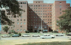 OK, Oklahoma City  VA~Veterans Administration Hospital 50's CARS Chrome Postcard