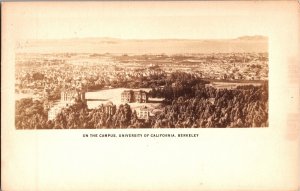 View Overlooking Campus, University of California Berkeley Vintage Postcard R59