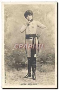 Old Postcard Fancy Sarah Bernhardt L & # 39aiglon