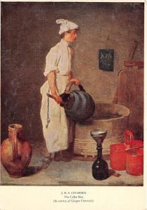 BF35064 j b s chardin the cellar boy   painting art front/back scan