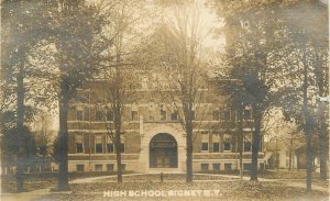 Postcard RPPC New York Sidney High School C-1910 23-5735