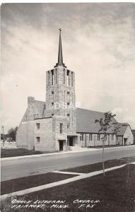 C48/ Fairmont Minnesota Mn Real Photo RPPC Postcard c40s Grace Lutheran CHurch