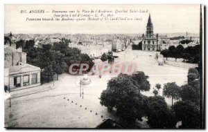 Old Postcard Angers Ponorama to the Place de L Arudemte Holy Land Area (view ...