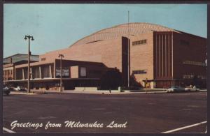 Greetings From Milwaukee,WI,Arena Postcard BIN