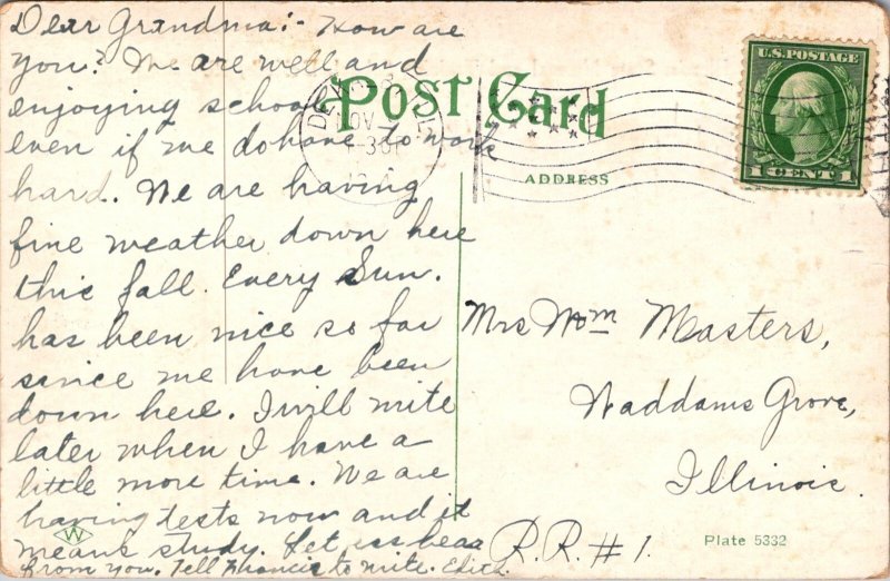 Northern Illinois State Normal and Training School, DeKalb IL  Postcard Y18