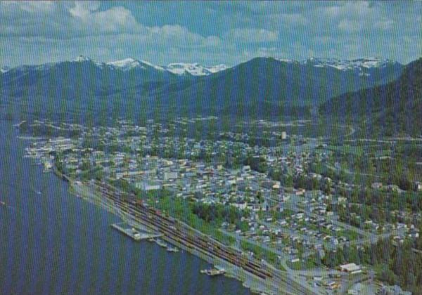 Canada British Columbia Prince Rupert Aerial View