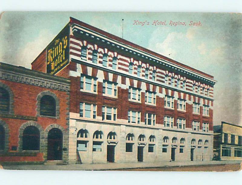 Unused Pre-1907 TOWN VIEW SCENE Regina Saskatchewan SK o0993