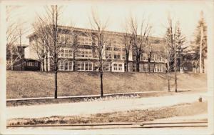 BIG RAPIDS MICHIGAN HIGH SCHOOL-REAL PHOTO POSTCARD