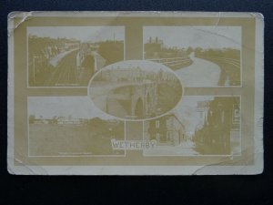 Yorkshire WETHERBY 5 Image Multiview c1917 RP Postcard by Bramley / W.Bilton