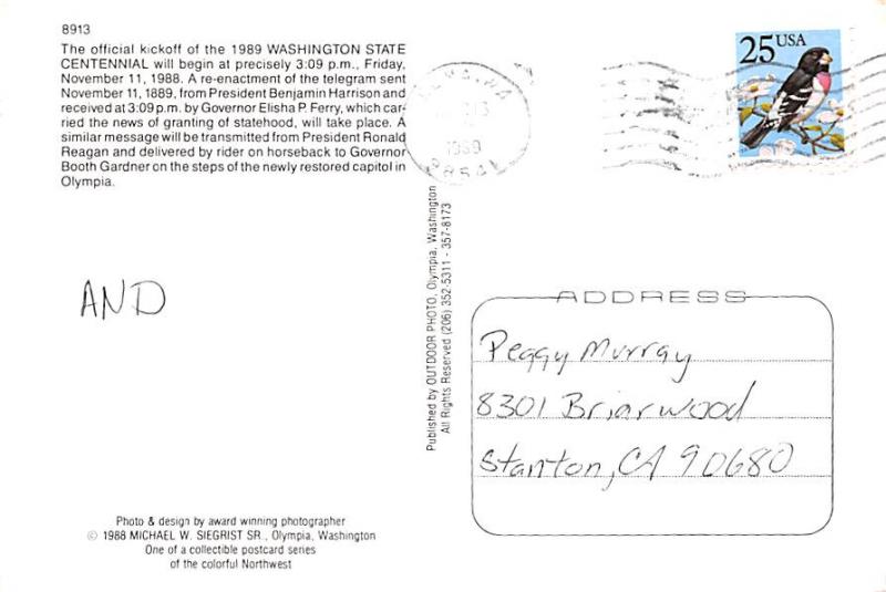 Washington Centennial - Washington