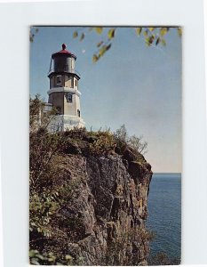 Postcard Split Rock Lighthouse Two Harbors Minnesota USA