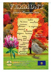 VT - Vermont Map & Highlights   (continental size)