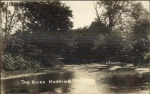 Epping/Hedding NH River c1920 Real Photo Postcard