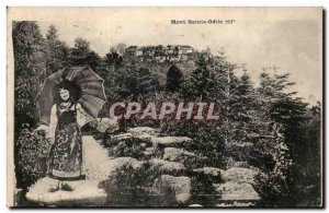 Mont Sainte Odile - Woman with parasol Old Postcard