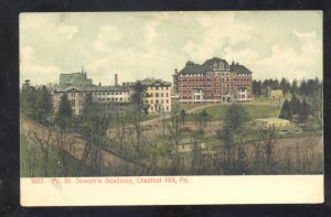 CHESTNUT HILL PENNSYLVANIA MT. ST. JOSEPH'S ACADEMY VINTAGE POSTCARD PA.