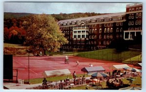 The Homestead HOT SPRINGS Virginia Casino Lawn & Tennis Courts USA Postcard