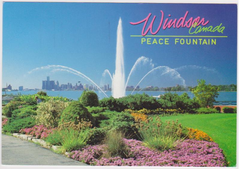 WINDSOR PEACE FOUNTAIN, ONTARIO