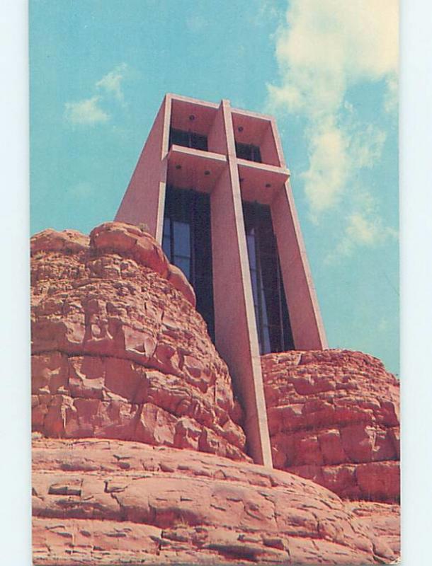 Unused Pre-1980 CHURCH SCENE Sedona - Near Flagstaff Arizona AZ A7536