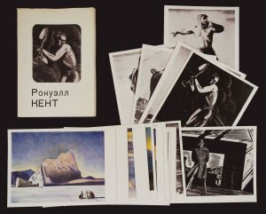 ROCKWELL KENT USA Alaska Propaganda MOBY DICK Eskimo 1963 SET 16 Postcards