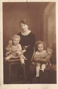 Children with Teddy Bears Postcard