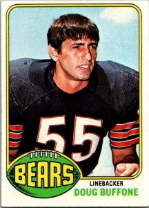 1976 Topps Football Card Doug Buffone Chicago Bears sk4209