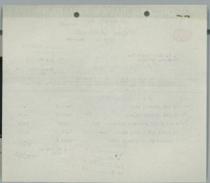 1955 Dillard Paper Company Macon GA Paper Merchants R.F. Strickland Invoice 264 