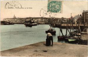CPA DIEPPE-L'Avant-Port et le Pollet (347385)