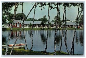 c1960s Wheelers Motel 125 West Broadway Derry New Hampshire NH Unposted Postcard
