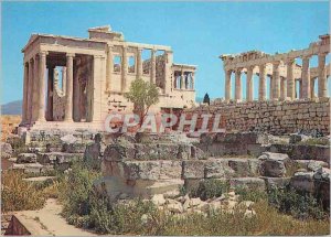 Postcard Modern Athens Parthenon and Erechtheion