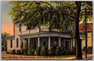 Vtg Rocky Mount North Carolina NC Home of Kay Kyser Old Professor 1940s Postcard