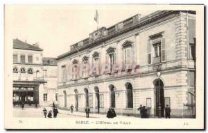 Old Postcard The Sand City Hall