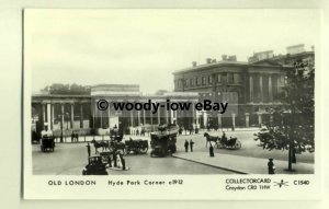 pp1523 - View of Hyde Park Corner with Horse & Cabs, c1912 - Pamlin postcard