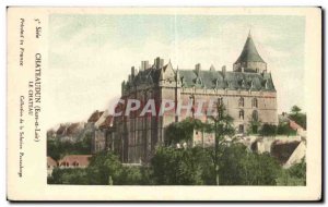 Old Postcard The castle Chateaudun