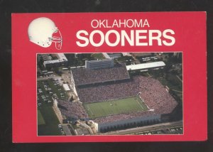 UNIVERSITY OF OKLAHOMA SOONERS OWEN FIELD FOOTBALL STADIUM POSTCARD