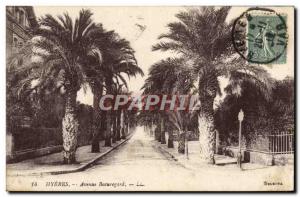 Old Postcard Hyeres Avenue Beauregard